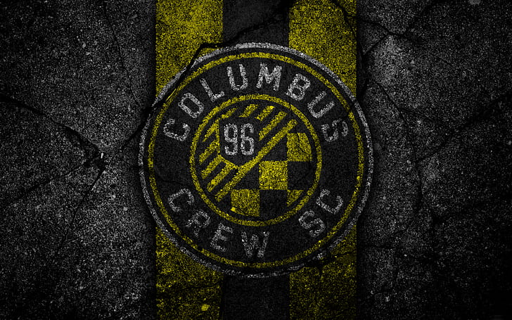 Sepak Bola, Kru Columbus SC, Emblem, Logo, MLS, Wallpaper HD