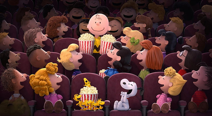 The Peanuts Cinema 2HD Wallpaper15 Tapeta HD, Charlie Brown, Kreskówki, Inni, Film, Kino, Fistaszki, 2015, Gang, Woodstock, Snoopy, Charlie Brown, Tapety HD
