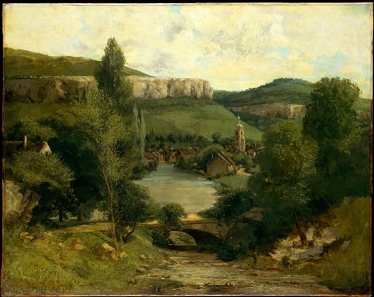 Klassische Kunst, Gustave Courbet, Ölgemälde, HD-Hintergrundbild
