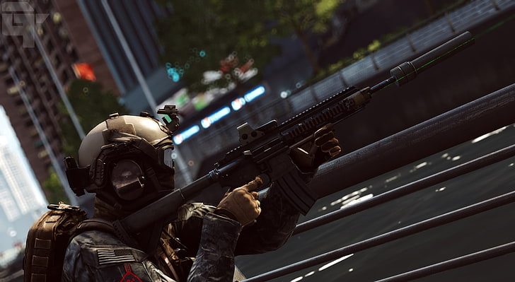 Battlefield 4, Games, Battlefield, battlefield 4, gamer-turk, war, bf, soldiers, battlefield 4 characters, bf4, gt cinematic, weapons, m16, HD wallpaper