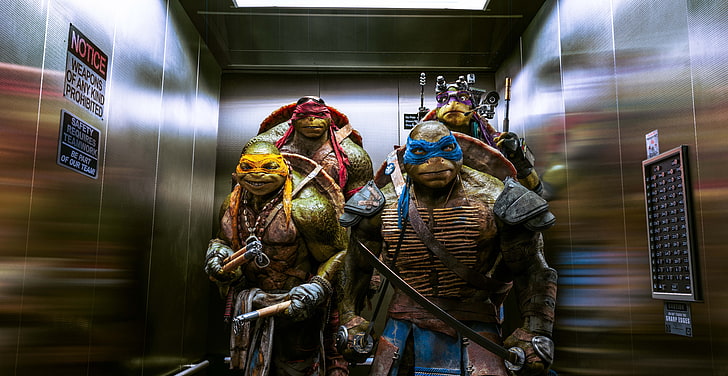 Imagem de tela do filme Tartaruga Ninja, Teenage Mutant Ninja Turtles, filmes, HD papel de parede
