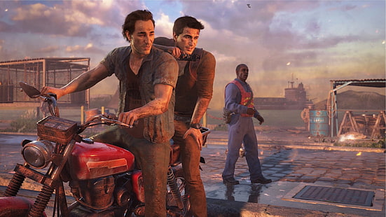 Uncharted, Uncharted 4: A Thief's End, Nathan Drake, Sam Drake, วอลล์เปเปอร์ HD HD wallpaper