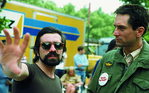 Martin Scorsese Robert De Niro Taxi Driver Sunglasses HD, movies, martin, sunglasses, de, robert, driver, taxi, niro, scorsese, HD wallpaper HD wallpaper