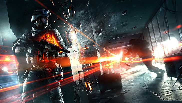 game application poster, Battlefield 4, Electronic Arts, Battlefield, HD wallpaper