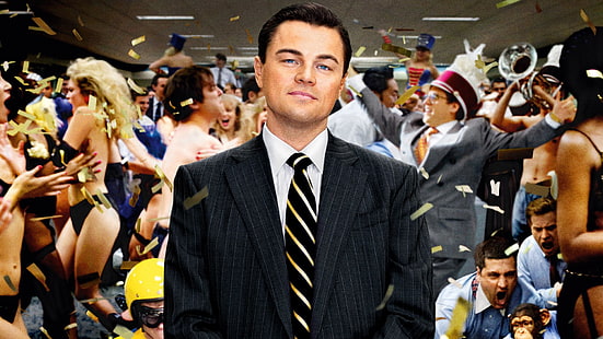 Film, Il lupo di Wall Street, Jordan Belfort, Leonardo Dicaprio, Sfondo HD HD wallpaper