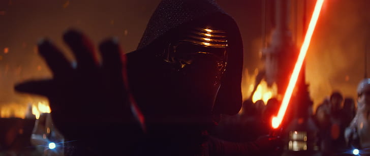 Star Wars: The Force Awakens, Kylo Ren, HD tapet