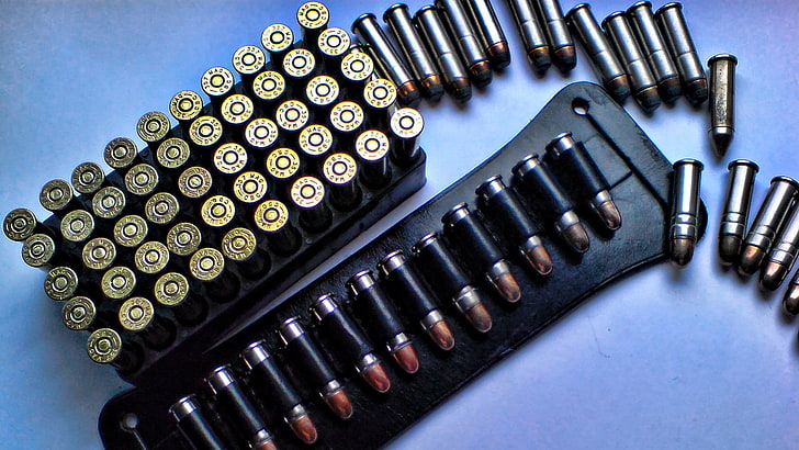 ammunition, weapon, military, ammobelt, HD wallpaper