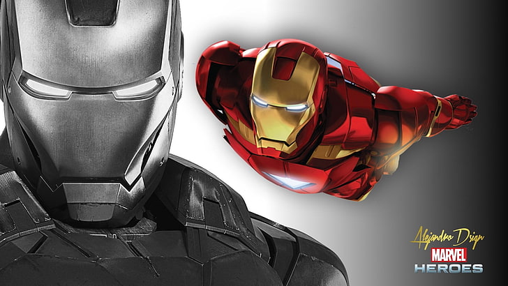 Marvel Iron Man digital wallpaper, Iron Man, Marvel Comics, HD wallpaper