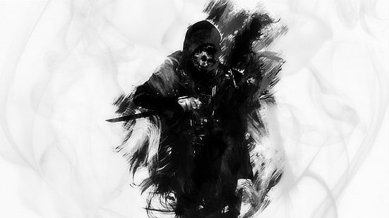 Fondo de pantalla digital de Grim Reaper, videojuegos, Dishonored, Fondo de pantalla HD HD wallpaper