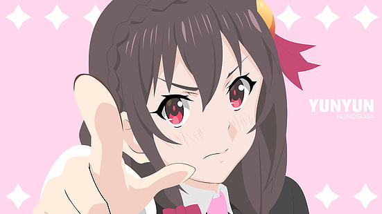 Kono Subarashii Sekai ni Shukufuku wo !, Anime Mädchen, Yunyun (Konosuba), HD-Hintergrundbild HD wallpaper