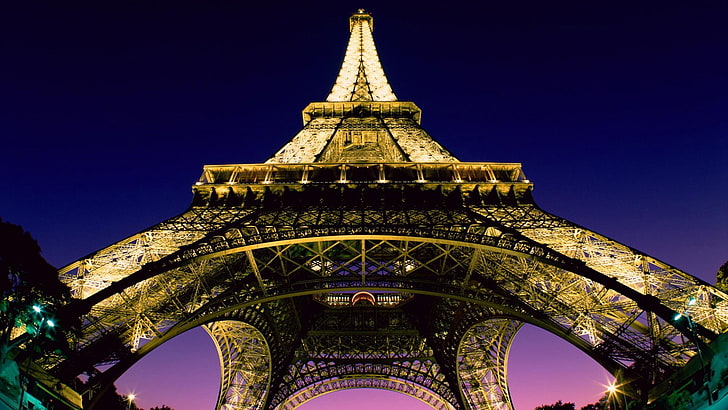 Eiffel Tower, Paris, architecture, HD wallpaper