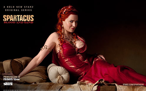 Lucy Lawless in Spartacus: Blut und Sand, Spartacus-Blut und Sandposter, Lucy, Lawless, Spartacus, Blood, Sand, HD-Hintergrundbild HD wallpaper