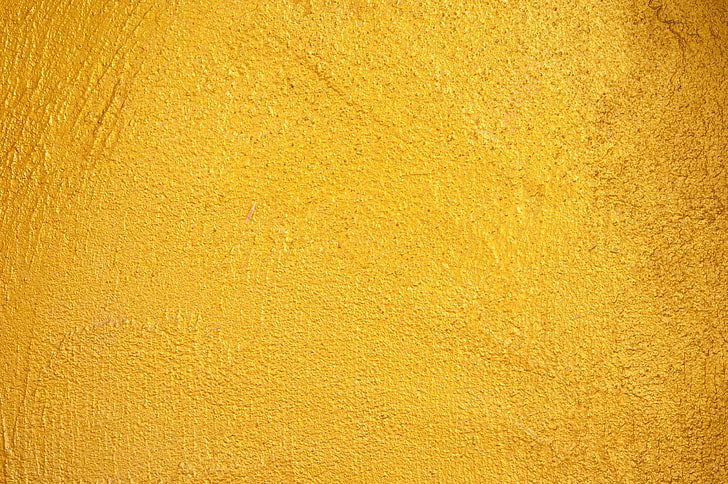 color, concrete, design, gold, paint, pattern, structure, surface, texture, wall, yellow, HD wallpaper