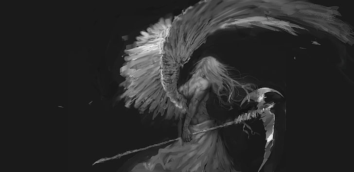 Gothic, braid, male, the angel of death, by bloody-little-turd, HD wallpaper  | Wallpaperbetter