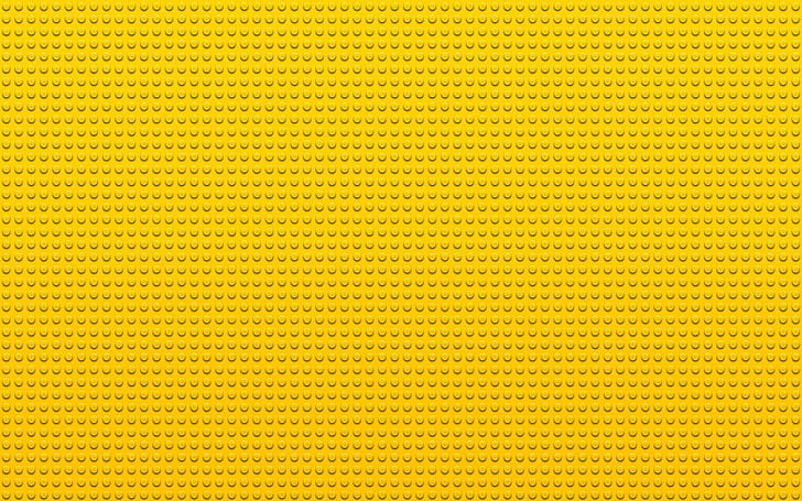 lego, punkty, kółka, żółty, Tapety HD