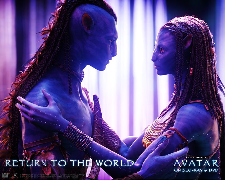 Avatar, Jake Sully, Neytiri (Avatar), HD wallpaper