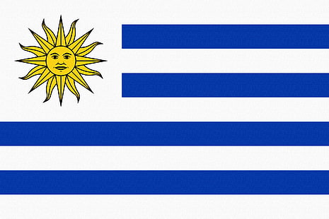 O sol, Bandeira, Photoshop, Uruguai, HD papel de parede HD wallpaper