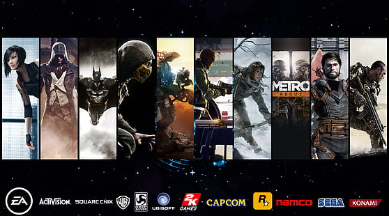 Ich bin ein Gamer HD Wallpaper, EA Sports Game Collage, Spiele, Andere Spiele, HD-Hintergrundbild HD wallpaper