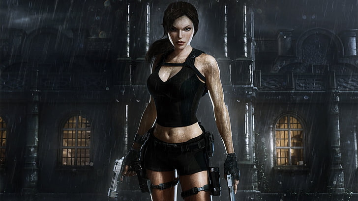video oyunları yağmur türbesi raider lara croft 3d 1920x1080 Video Oyunları Tomb Raider HD Sanat, yağmur, Video Oyunları, HD masaüstü duvar kağıdı