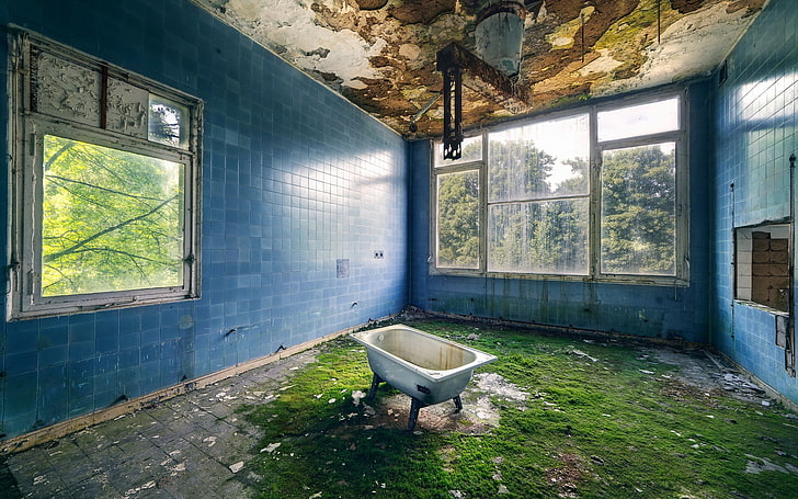interior, ruina, Fallout, Fondo de pantalla HD