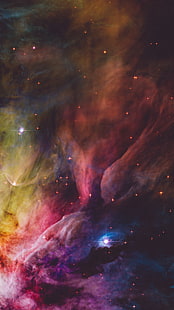المجرة ، الفضاء ، العمودي ، العرض العمودي ، الكوكب، خلفية HD HD wallpaper