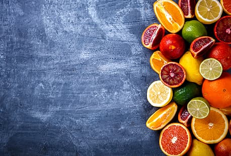 Zitrone, Orangen, Zitrusfrüchte, HD-Hintergrundbild HD wallpaper