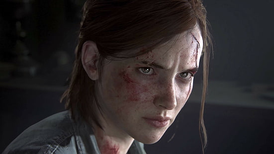 kvinna bär grå jeansjackor, The Last of Us: Part II, ellie, bästa spel, HD tapet HD wallpaper