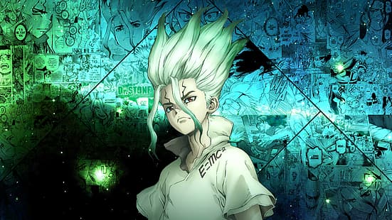Senkuu Ishigami, Dr Stone, manga, Fond d'écran HD HD wallpaper