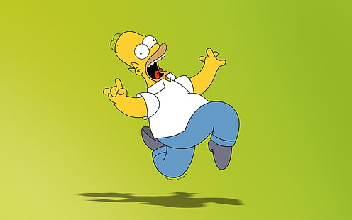 Tapeta cyfrowa Homer Simpson, The Simpsons, Homer Simpson, kreskówka, Tapety HD HD wallpaper