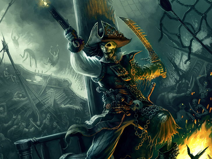 Pirates of the Caribbean Armada of the Damned Game, pirates of the carribean wallpaper, pirates, caribbean, game, armada, damned, HD wallpaper