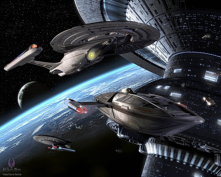 رحلة نجمة الفضاء الخارجي uss enterprise 1280x1024 Space Stars HD Art ، Star Trek ، الفضاء الخارجي، خلفية HD