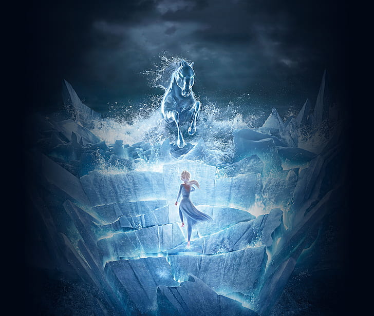 Frozen, Red, Fantasy, Nature, Blizzard, Beautiful, Anime, Wood, Winter, Anna, Tree, Queen, Snow, Girls, Female, Family, year, Women, Blonde, Woman, Princess, Ice, River, EXCLUSIVE, Animation,Walt Disney Pictures, Lady, Fog, Movie, Lake, Forest, Blonde Hair, Trees, Film, Musical, Hair, Adventure, Red Hair, Friends, Kristen Bell, Witch, Animal, Comedy, Ginger, Deer, Elsa, Walt Disney AnimationStudios, Olaf, Kristoff, Snow Queen, Jonathan Groff, Snowflake, Idina Menzel, EXTENDED, Ice Queen, Sisters, Ice Princess, Josh Gad, Princesses, Ladies, Magician, Evan Rachel Wood, 2019, Frozen 2, Frozen II, Sterling KBrown, primo sguardo, Sfondo HD