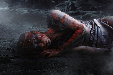 ผู้หญิง, คอสเพลย์, Hellblade: Senua's Sacrifice, Senua (Hellblade), วอลล์เปเปอร์ HD HD wallpaper