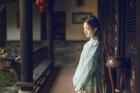 hanfu, robe chinoise, asiatique, Fond d'écran HD HD wallpaper