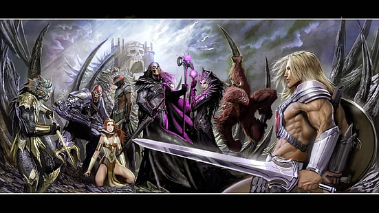 Comics, He-Man And The Masters Of The Universe, He-Man, She-Ra, Skeletor, HD wallpaper HD wallpaper