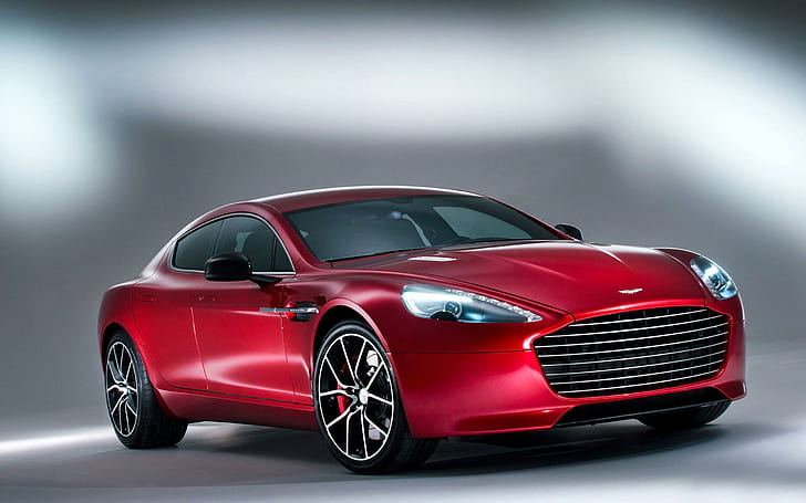 2014 Aston Martin Rapid S, red coupe, aston, martin, 2014, rapid, cars, aston martin, HD wallpaper