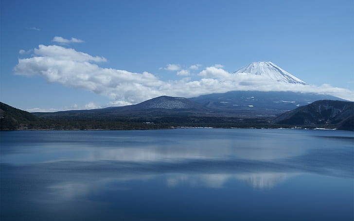 Jepang, gunung berapi, Gunung Fuji, Wallpaper HD