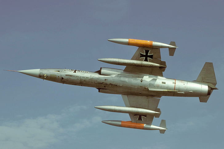 F104 Starfighter, f104, militer, pesawat terbang, vintage, pesawat, klasik, starfighter, antik, pesawat pesawat, Wallpaper HD