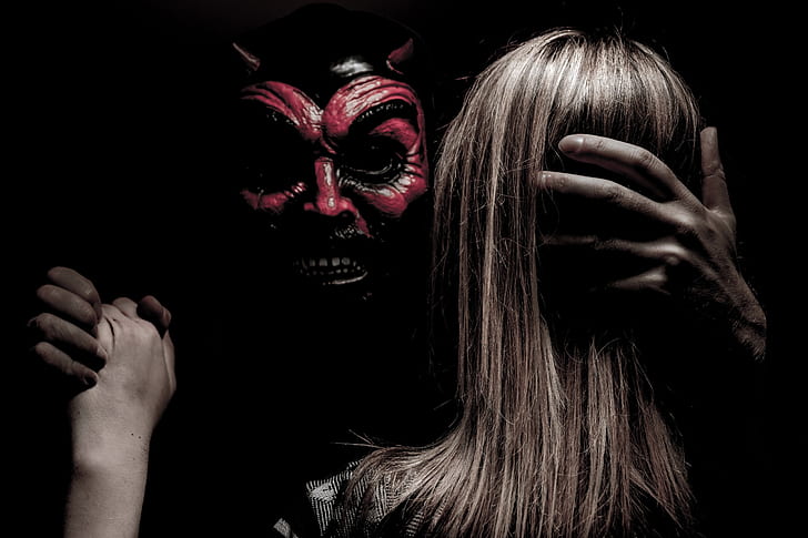 girl, dance, the devil, HD wallpaper