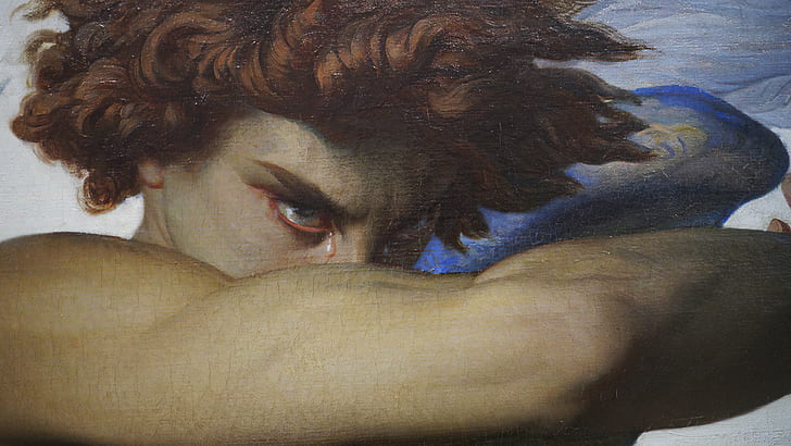 Alexandre Cabanel, Gemälde, Engel, gefallener Engel, HD-Hintergrundbild