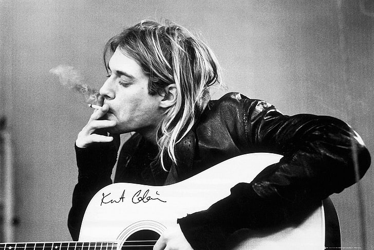 Musica, Kurt Cobain, Sfondo HD