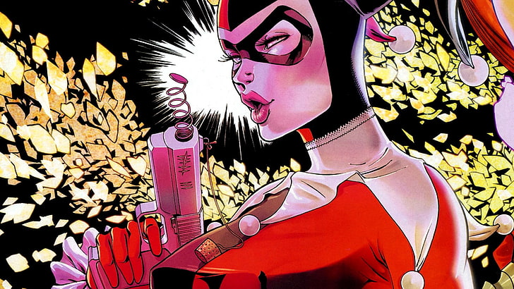 Illustration de DC Harley Quinn, Harley Quinn, DC Comics, Fond d'écran HD