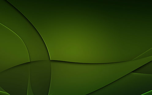 Green Abstract HD, абстрактно, дигитално / произведение на изкуството, зелено, HD тапет HD wallpaper