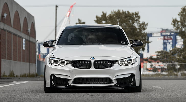 BMW, Front, Weiß, F80, Visier, HD-Hintergrundbild