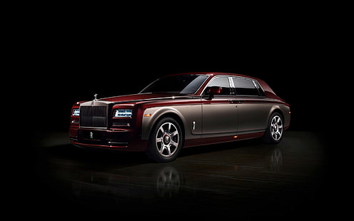 Impresionante Rolls Royce Phantom, limusina, autos de lujo, magnífico, genial, Fondo de pantalla HD HD wallpaper