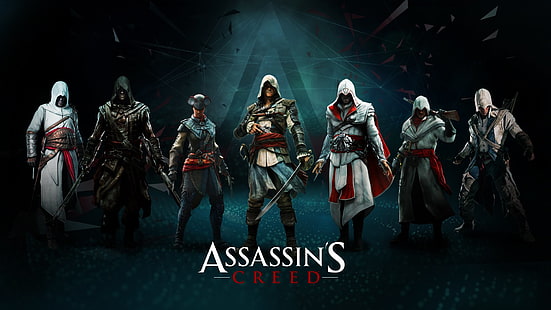 Assassin's Creed цифровые обои, Assassin's Creed, Альтаир (Assassin's Creed), Коннор (Assassin's Creed), Эдвард Кенуэй, Эцио (Assassin's Creed), HD обои HD wallpaper