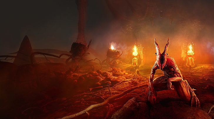Agony, Martyrs, Hell, 2018 Video Game, Games, Other Games, Hell, horror, survival, videogame, 2018, Agony, Martyrs, darkfantasy, HD тапет