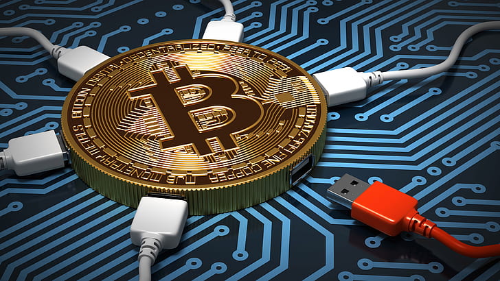 technologie, bitcoin, geld, kryptowährung, krypto, währung, 8k uhd, HD-Hintergrundbild