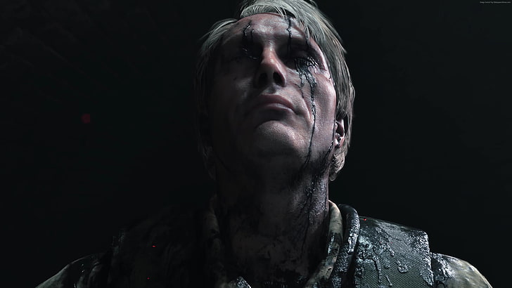 Mads Mikkelsen, 4k, Death Stranding, Hideo Kojima, E3 2017, zrzut ekranu, Tapety HD