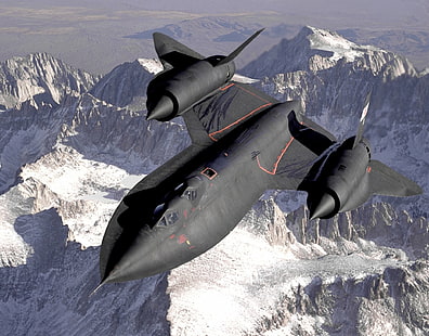 Pesawat Militer, Lockheed SR-71 Blackbird, Wallpaper HD HD wallpaper